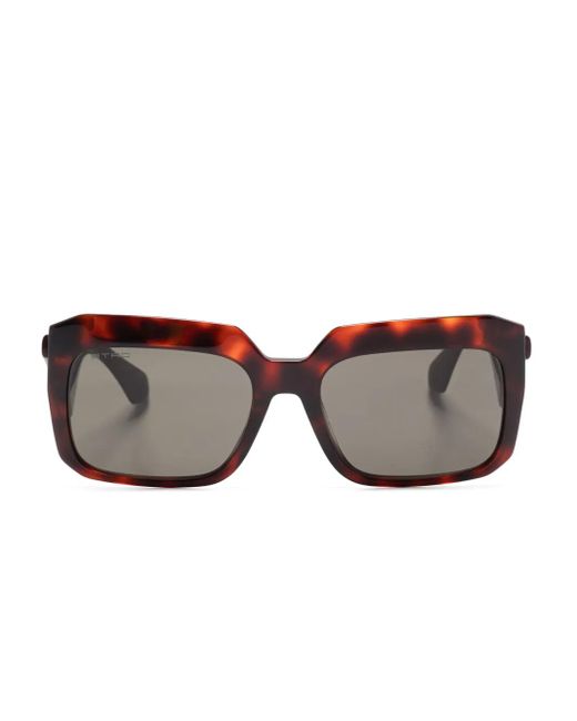 Gafas de sol con montura rectangular Etro de color Brown