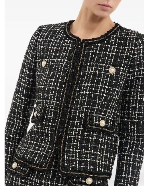 Rebecca Vallance Black Meringue Jacket