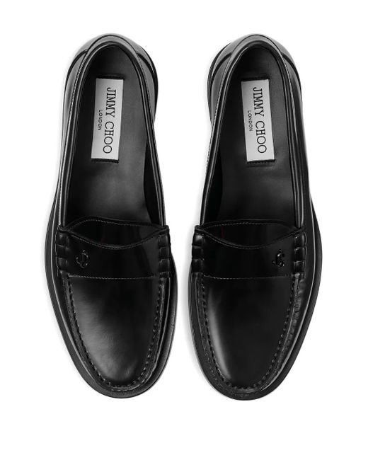 Jimmy Choo Black Ethan Loafers for men