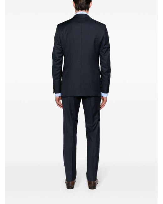 Zegna Blue Wool Suit for men