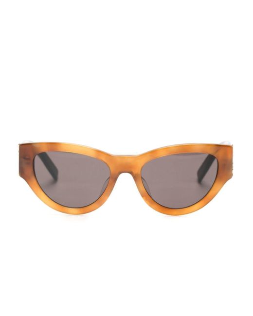 Saint Laurent Brown Cat-eye Frame Sunglasses