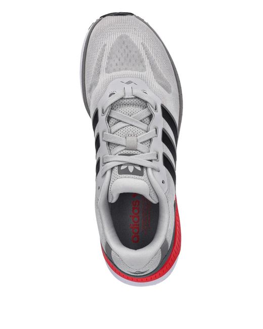 adidas Zx Rs Three-Stripes Sneakers in Gray for Men | Lyst