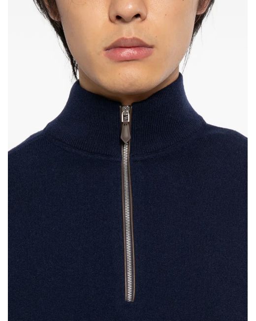 N.Peal Cashmere Blue Carnaby Knitwear for men
