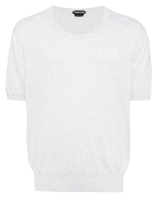 メンズ Tom Ford ニット Tシャツ White