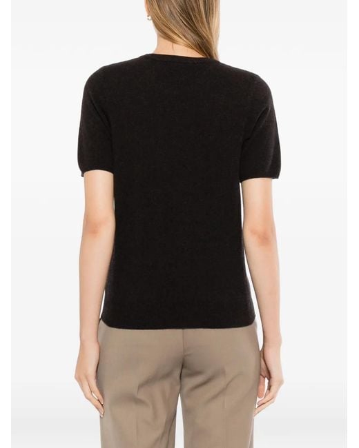 N.Peal Cashmere Black Milly T-Shirt
