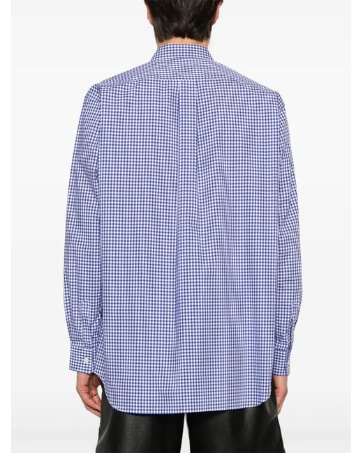Comme des Garçons Blue Shirt Woven Fzb001Per for men