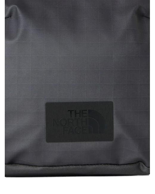 The North Face Black Ripstop Logo-Patch Backpack