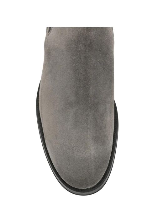 Tod's Brown Suede Chelsea Boots for men