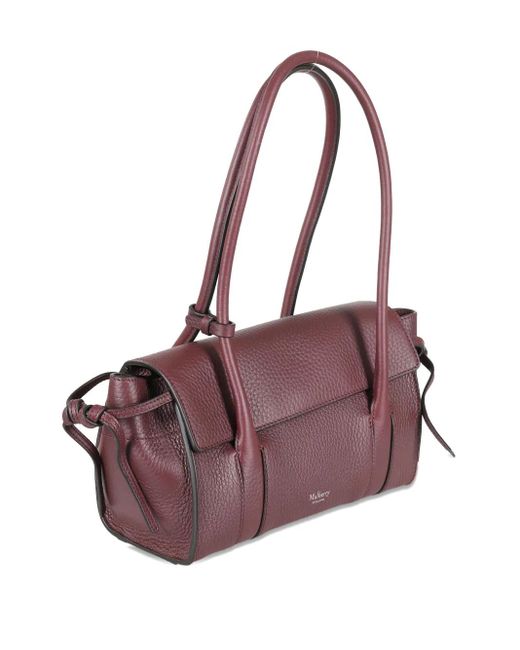 Mulberry Purple Leather Shoulder Bag