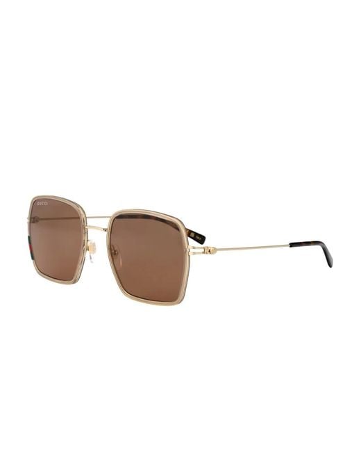 Gucci Brown Interlocking G Sunglasses