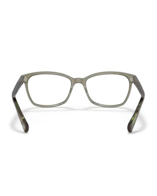 Ray-Ban Green Rectangle-Frame Glasses