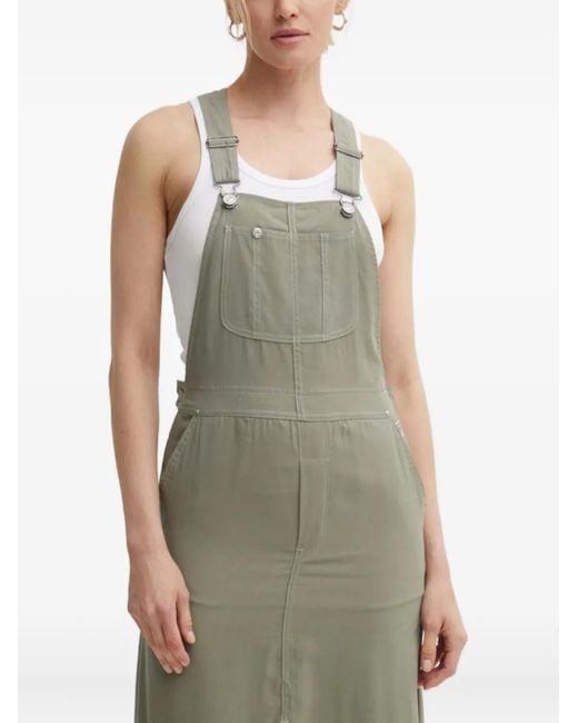 G-Star Green Buckle-Straps Dress