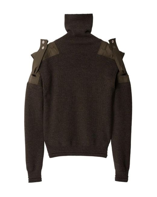 Pull À Manches Détachables Burberry pour homme en coloris Black