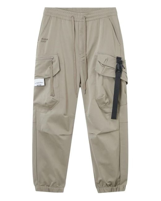 Musium Div. Gray Cargo Tapered Trousers for men