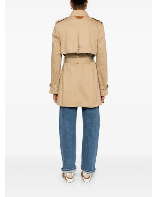 Chloé Natural Short Trench