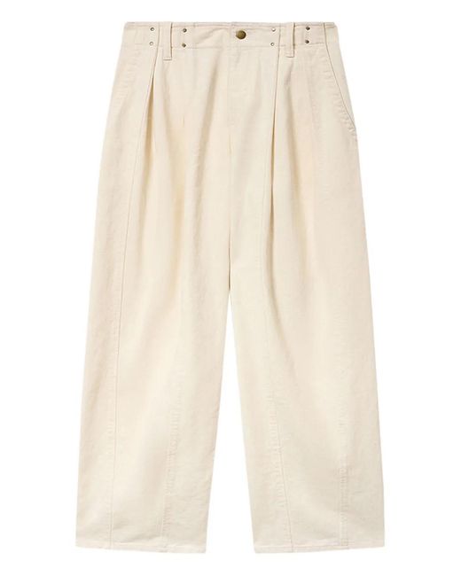 Isabel Marant Natural Isabel X Ireme Straight Leg Pants