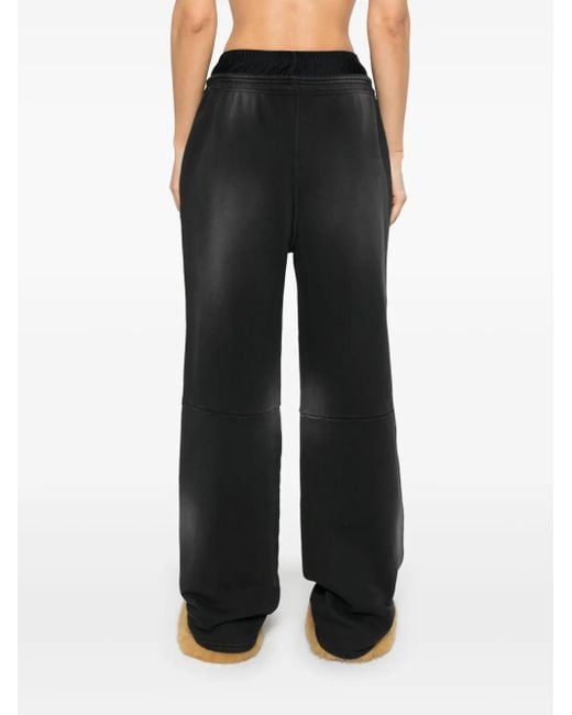 Alexander Wang Black Charcoal Cotton Joggers For