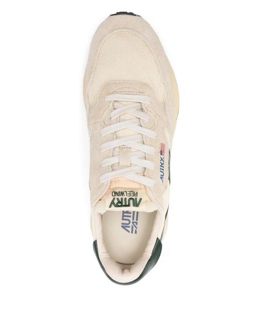 Autry Natural Rubber Sole Sneakers With Appliqué Logo for men