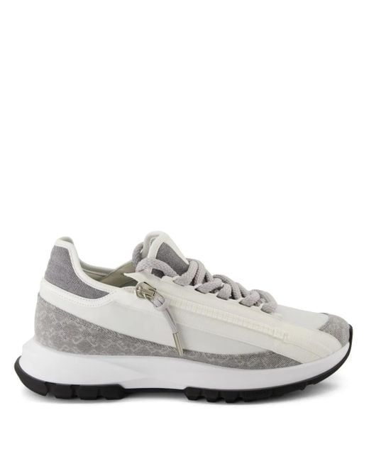 Givenchy White Spectre Zip Runner Sneaker for men