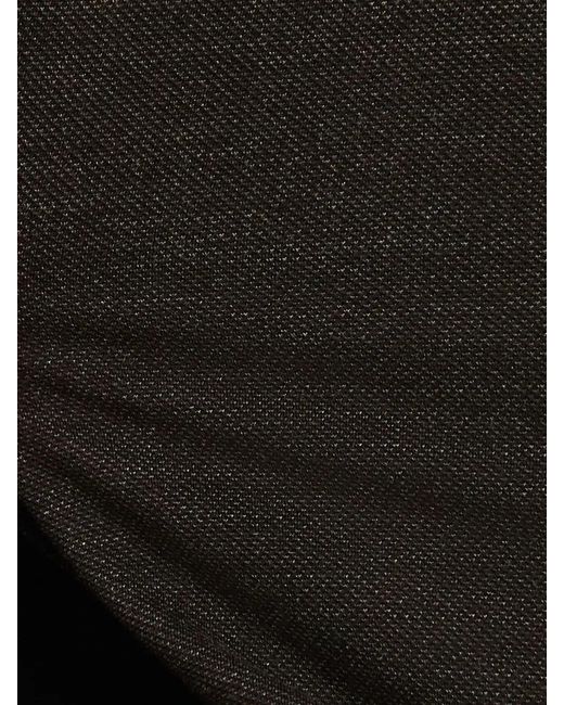 Xacus Black Chemise À Boutonnière Sur Le Devant for men