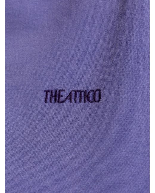 Robe Courte À Manches Longues The Attico en coloris Purple