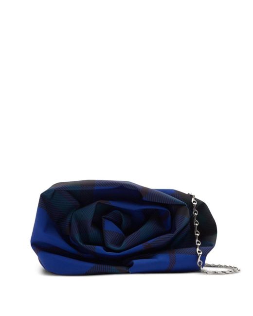 Bolso de mano Rose a cuadros Burberry de color Blue