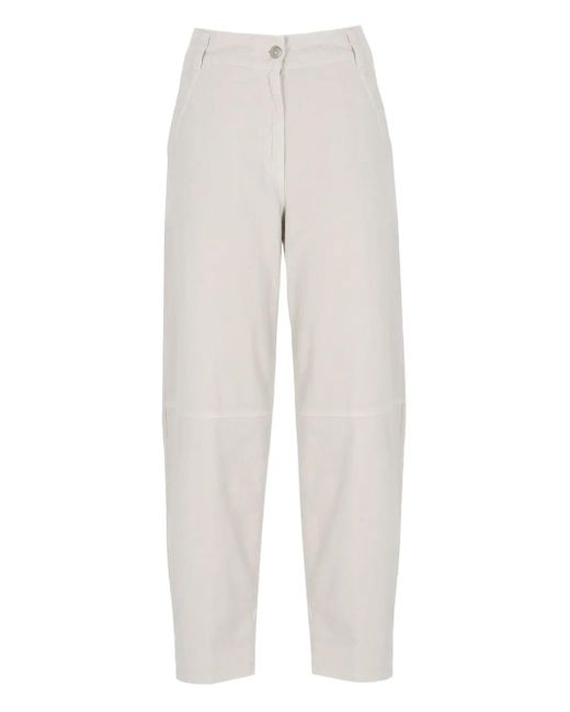 Pantaloni Affusolati di Panicale in White