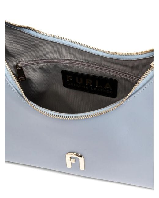 Furla Blue Small Diamante Shoulder Bag