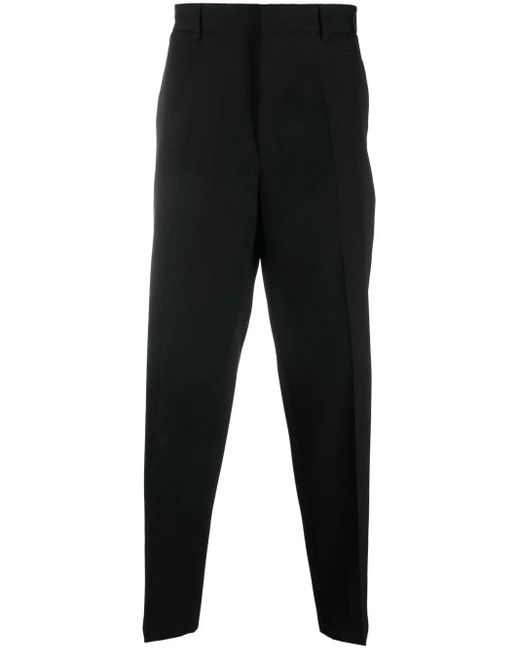 Pantalon En Laine Vierge À Coupe Fuselée Jil Sander pour homme en coloris Black