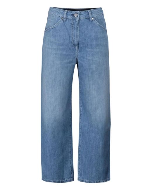 Moorer Blue Cotton Jeans