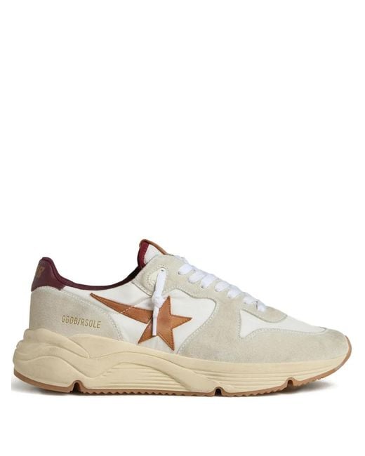 Golden Goose Deluxe Brand White Logo-Detail Sneakers for men