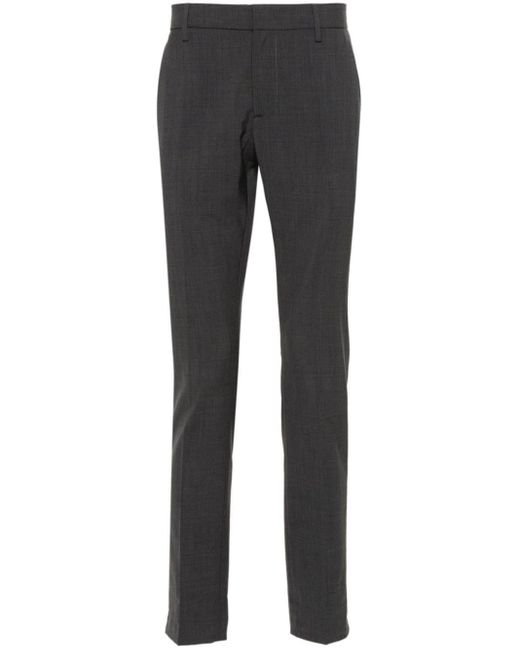 Dondup Gray Gaubert Slim-cut Chino Trousers for men