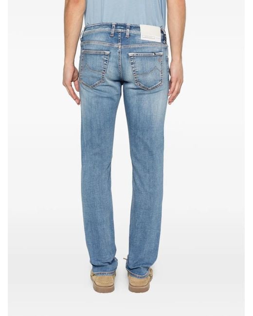 Jacob Cohen Blue Nick Five-Pocket Jeans for men