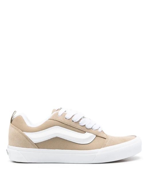 Vans White Knu Skool Sneakers for men