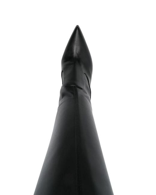 Le Silla Black Uma 125Mm Thigh-High Boots