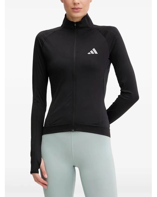 Adidas Black Adi365 Seasonal Logo-Detail Sweatshirt