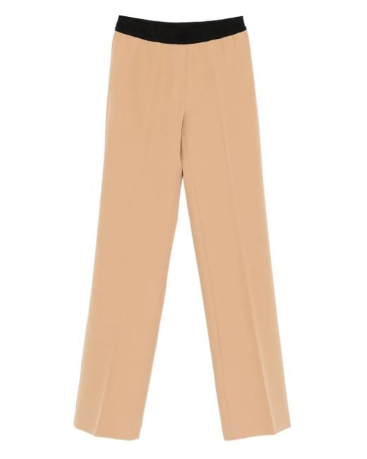 Pantaloni Con Vita Elasticizzata di ERMANNO FIRENZE in Natural