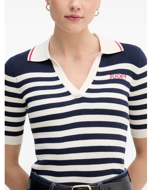 Joop! Blue Kkolo Striped Short-Sleeved T-Shirt