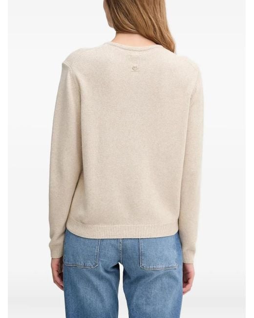 Joop! Blue Embroidered Crest Sweater