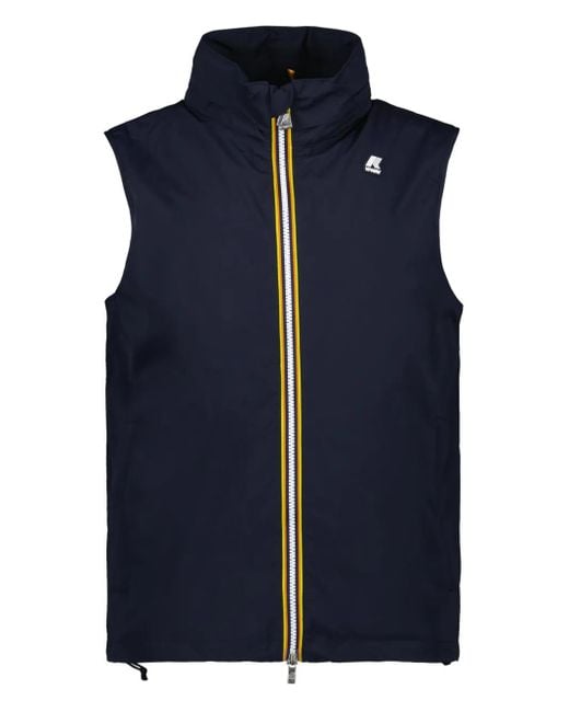K-Way Blue Valen Vest for men
