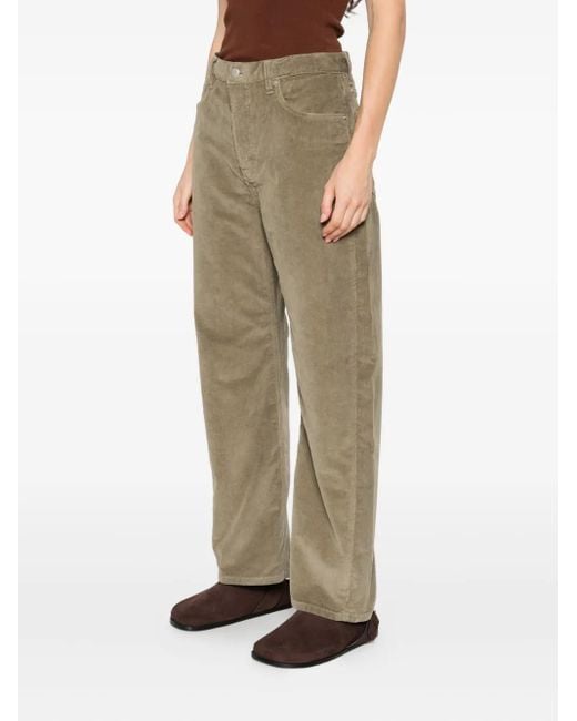 Studio Nicholson Green Corduroy Trousers