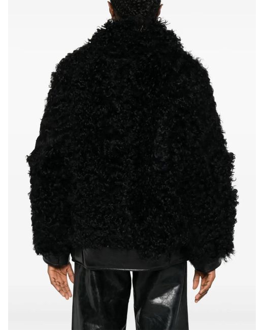 Golden Goose Deluxe Brand Black Leather Jacket