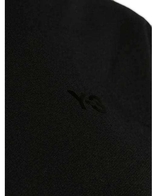 Y-3 Black Logo-Print Sweatshirt
