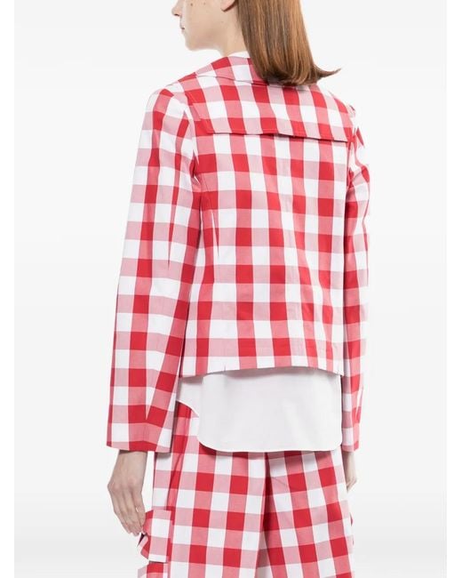 Comme des Garçons Gingham Collared Jacket