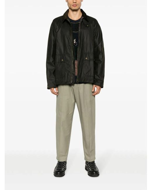 Barbour Black Bedale Jacket for men