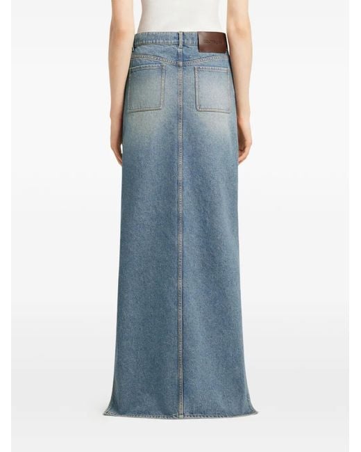 Courreges White Débardeur Côtelé À Détail De Boucle