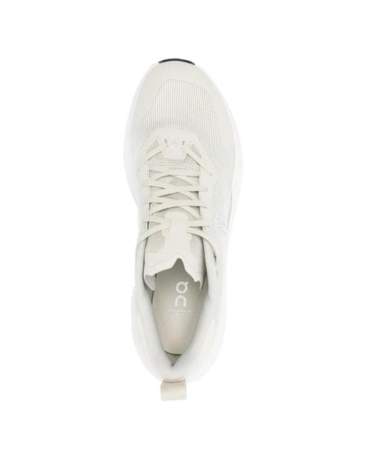 On Shoes White Cloudpulse Next Lace-Up Fastening Sneakers for men