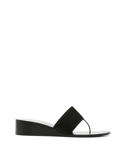 Jude White Lucille Nubuck-Leather Sandals