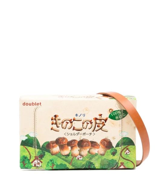 Doublet Green Mushroom Messenger Bag for men