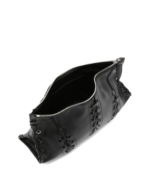 McQueen Black Pochette Manta